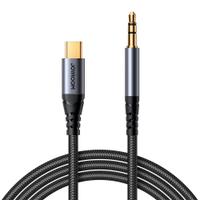 Cablu Audio USB-C - 3.5mm Joyroom, 1.2m, Negru SY-A07