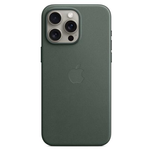 Husa Protectie Spate Apple FineWoven Case MagSafe pentru Apple iPhone 15 Pro Max (Verde)