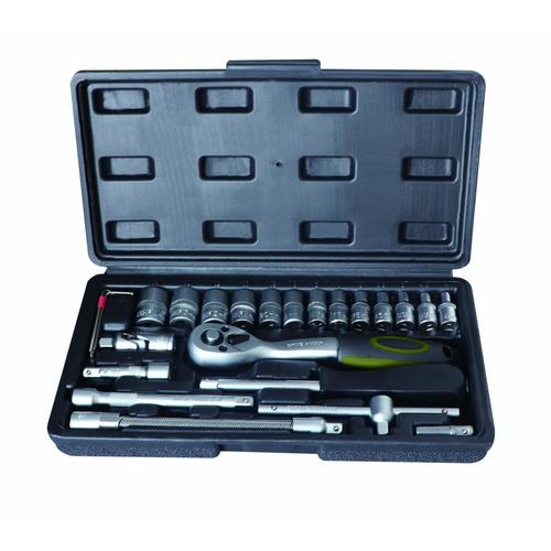 Trusa chei tubulare, 24 piese, CR-V 1/4\'\'