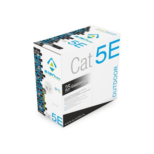 Cablu F/UTP, cat.5e, PE, 4x2x24AWG, 305m, EXTERIOR USCAT ALANTEC
