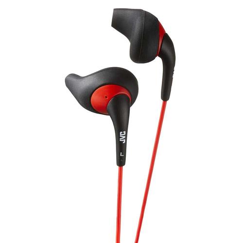 Casti Alergare Stereo JVC HAF-19MPTE, In ear, Lungime cablu 1 m, Mufa Jack 3.5mm (Negru/Rosu)