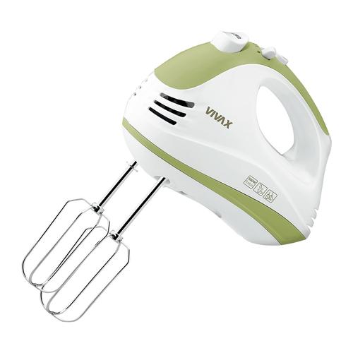Mixer de mana Vivax HM-303WG, 300 W, 5 viteze, functie turbo, Alb