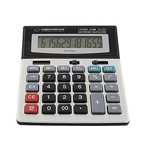 Calculator de birou electronic cu display mare 12 digiti NEWTON, Dual Power