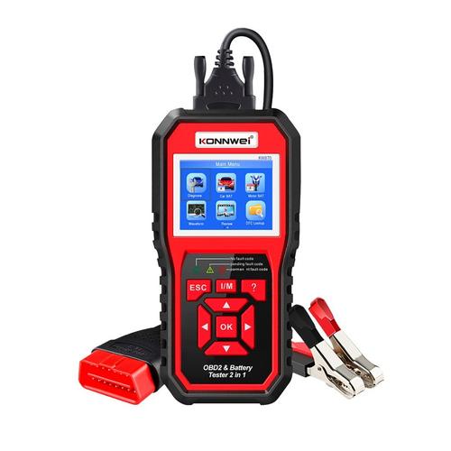 Contor diagnostic Konnwei OBD2 Rosu