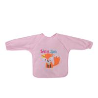 Baveta brodata cu maneci lungi, Lorelli, bumbac si peva, 30 x 34 cm