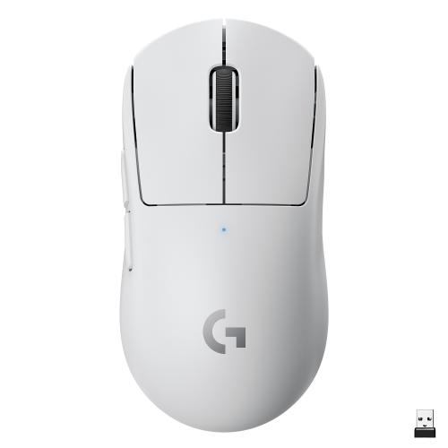Mouse gaming, Logitech, Pro X Superlight, 25600 dpi, Wireless, Alb