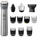 Aparat de tuns barba si parul 12 in 1 Philips Multigroom All in One MG5940/15, tehnologie BeardSense, lame din otel cu auto-ascutire, 11 setari de lungime, rezistent la apa, husa, Argintiu Aparat de tuns barba si parul 12 in 1 Philips Multigroom All in One MG5940/15, tehnologie BeardSense, lame din otel cu auto-ascutire, 11 setari de lungime, rezistent la apa, husa, Argintiu