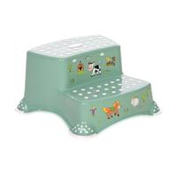 Inaltator dublu pentru baie Lorelli, antiderapant, Funny Farm, Nordic Green