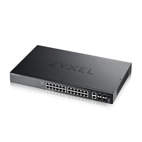 Switch, ZyXEL XGS2220-30, 24 porturi, 10 G, Negru