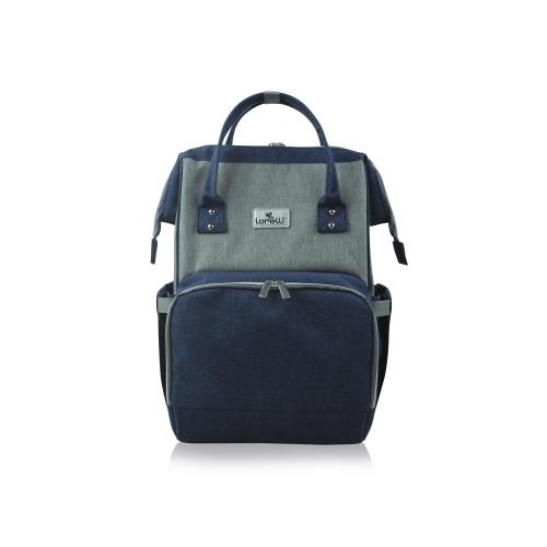 Rucsac accesorii bebelusi Lorelli Tina, multiple compartimente, Blue si Grey