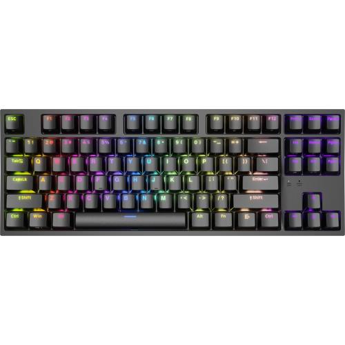 Tastatura gaming, Genesis, Thor 404 TKL, Gateron, USB, Negru