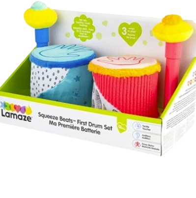 Jucarie Lamaze Primul meu set de tobe