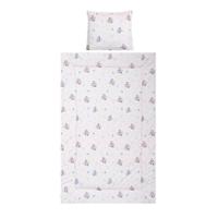 Set lenjerie patut 3 piese, Lorelli, bumbac ranforce, Cosy, Aeroplane Blue