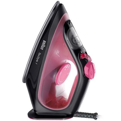 Fier de calcat Braun TexStyle 1 SI1070PU, 2000 W, abur variabil 25g/min, jet de abur 130g/min, rezervor 220 ml, talpa ceramica, sistem antipicurare (Negru/Violet) - 0 | YEO