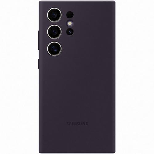 Husa de protectie Samsung Silicone Case pentru Galaxy S24 Ultra, DARK VIOLET