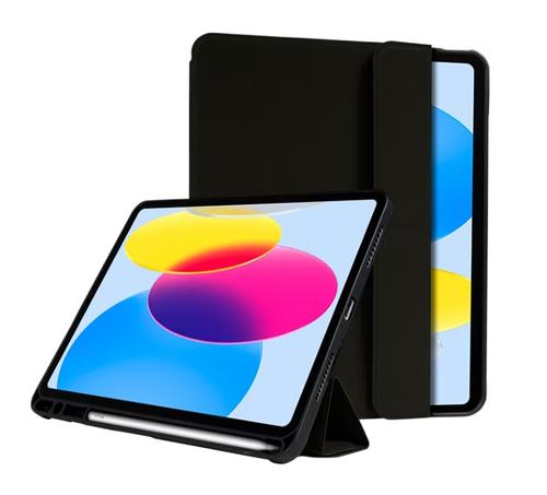 Husa Book Cover CRONG FXF pentru Apple iPad 10.9inch 2022 (Negru)