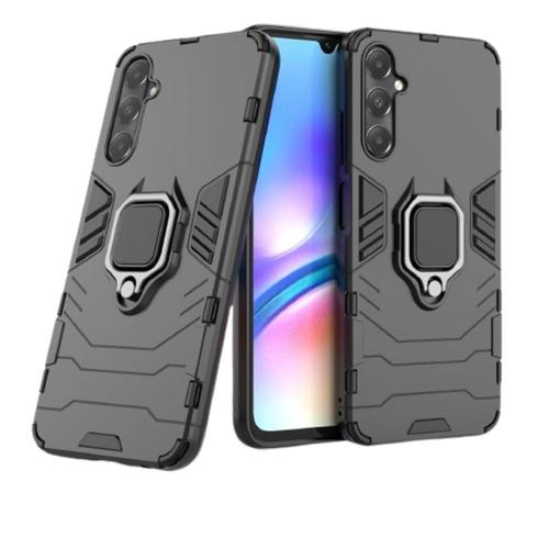 Husa Lemontti Ring Armor compatibila cu Samsung Galaxy A05s, Negru