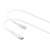 Cablu Lemontti Type-C compatibil cu Lightning, 0.5m, Alb