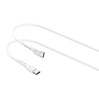 Cablu Lemontti Fast Charge Type-C la Type-C, 1.2m, Alb