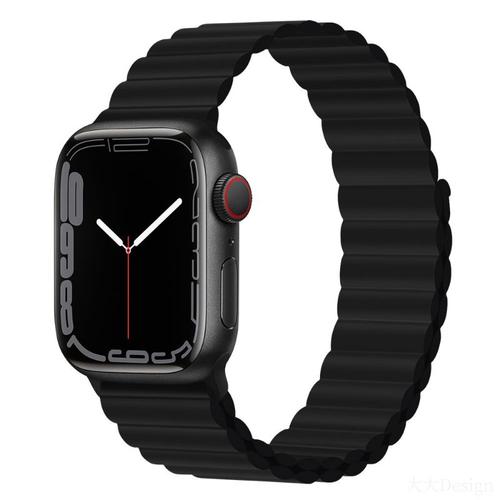 Curea Devia Deluxe Series Sport 3 Silicone Magnet compatibila cu Apple Watch 42mm / 44mm / 45mm