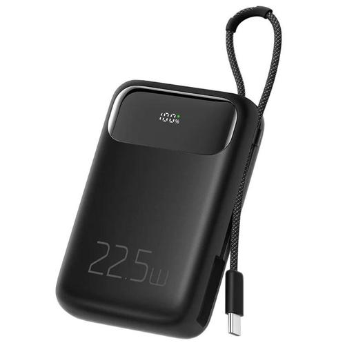 Acumulator Extern Mcdodo Digial Display 10000mAh, 22.5W, cablu Type-C inclus (Negru)