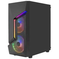 Carcasa Aerocool Scape V2, Middle Tower, fara sursa, ATX (Negru)