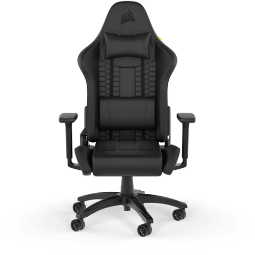 Scaun gaming Corsair TC100 Relaxed, reglabil (Negru)