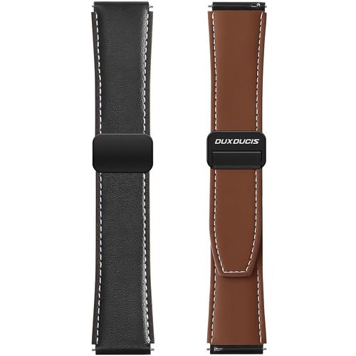 Curea DUX DUCIS YA pentru Samsung Galaxy Watch / Huawei Watch / Honor Watch Series, 22mm, Neagra