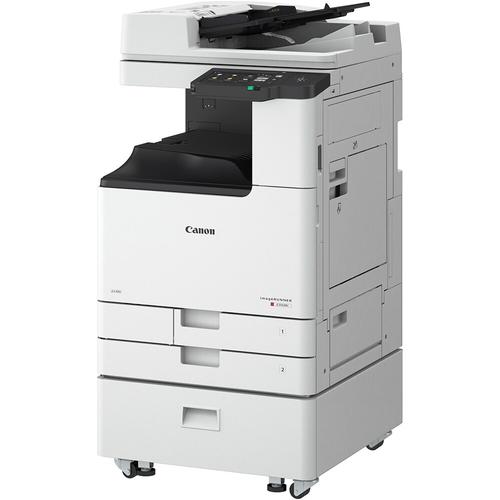 Multifunctional Laser Canon imageRUNNER C3326i, A3, 26 ppm, DADF, Color, Duplex, USB 2.0, Retea, Wireless + Piedestal PEDS3 + Set de tonere CEXV65 CMYK incluse in pachet (Alb/Negru)