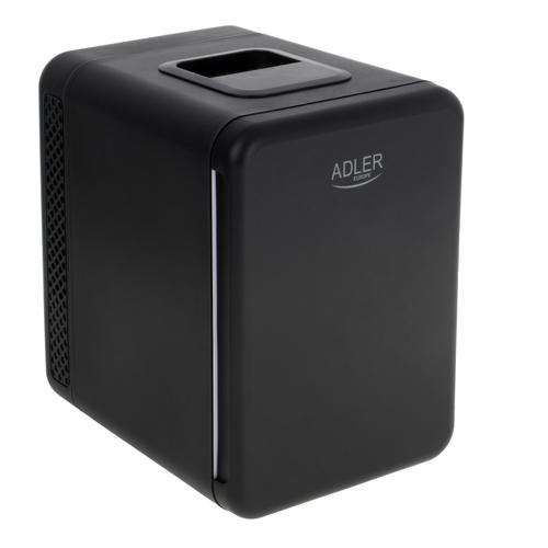 Mini frigider Adler AD 8084, 12V/220V, 32-42 W, 4 L, Incalzire/Racire (Negru)