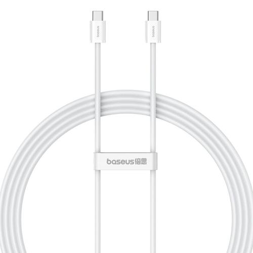 Cablu Baseus Superior Series 2, Incarcare rapida, USB-C la USB-C, 100W, 2m (Alb) Cablu Baseus Superior Series 2, Incarcare rapida, USB-C la USB-C, 100W, 2m (Alb)