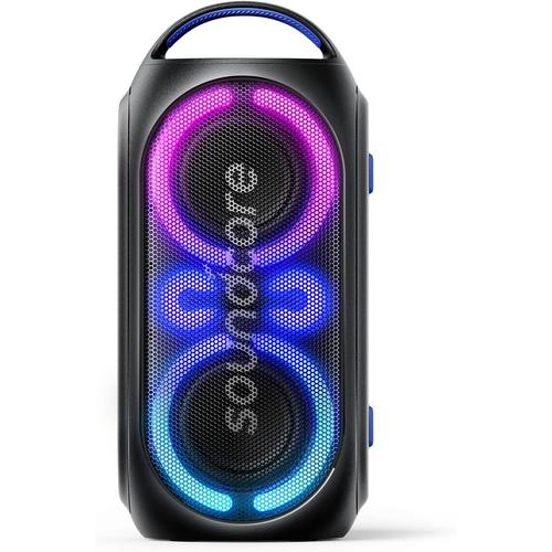 Boxa portabila wireless Anker SoundCore Rave Party 2, 120W, BassUp, autonomie 16H, IPX4, PartyCast 2.0 (Negru)