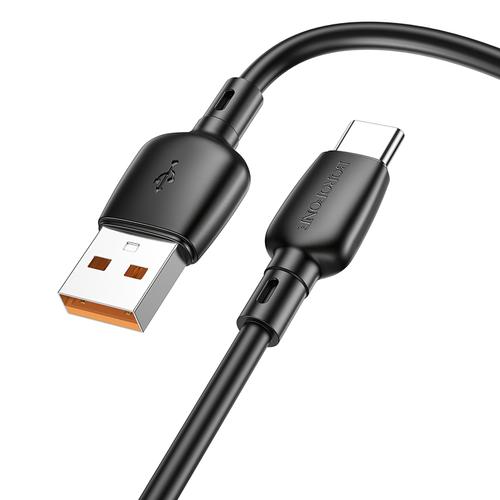 Cablu Date si Incarcare USB-A - USB-C Borofone BX93, 100W, 1m, Negru