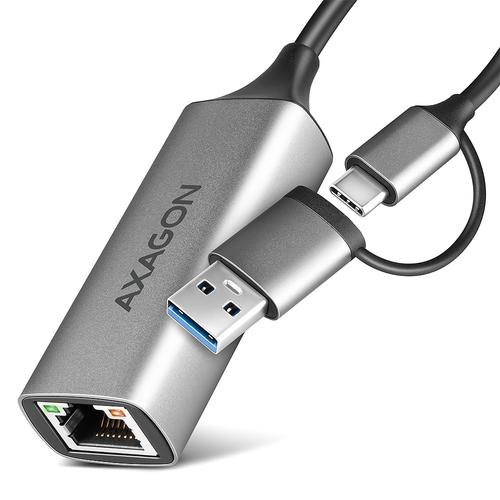 Adaptor placa de retea Axagon ADE-TXCA, USB 3.2 Gen 1, RJ-45 (Gri) Adaptor placa de retea Axagon ADE-TXCA, USB 3.2 Gen 1, RJ-45 (Gri)