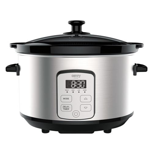 Slow cooker CAMRY CR6414, 4.7 l, 270 W (Argintiu) Slow cooker CAMRY CR6414, 4.7 l, 270 W (Argintiu)