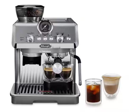 Espressor Semi-Automat De’Longhi EC9255.M La Specialista Arte Evo 1450 W Tehnologia Cold Extraction 8 grade macinare 15 bar 1.7 L (Argintiu)