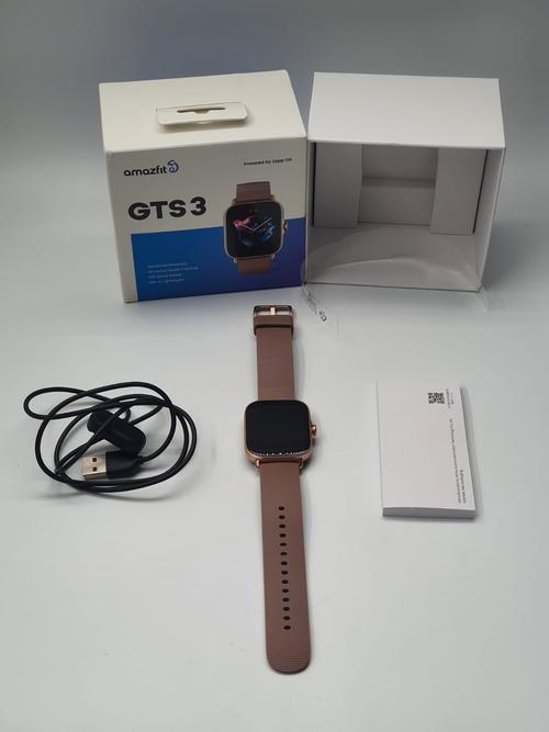 Ceas activity tracker Huami Amazfit GTS 3, Bluetooth 5.1, Waterproof 5 ATM, GPS (Auriu)