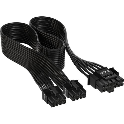 Cablu Modular Corsair 12+4pin, PCIe Gen 5, 12VHPWR, 600W, pentru surse Corsair Type 4 (Negru)