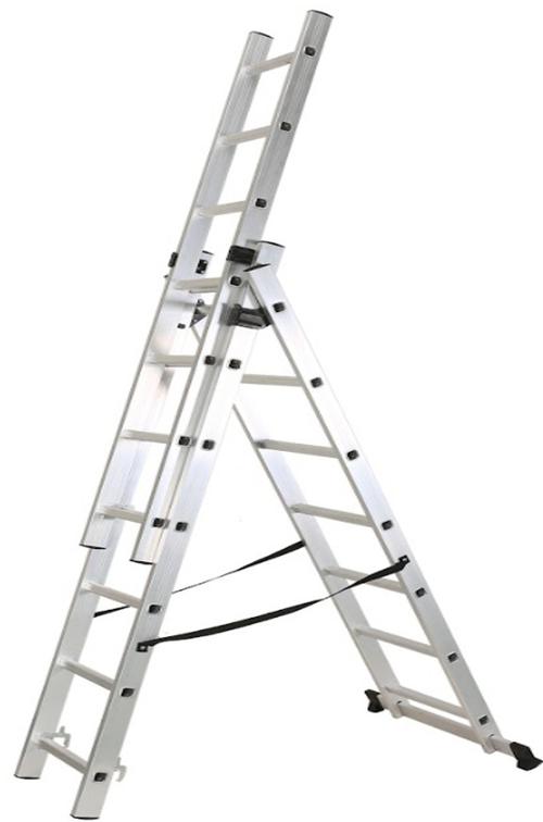 Scara multifunctionala din aluminiu KME307, 324-486 cm, 150kg