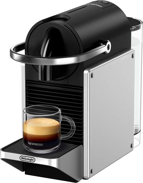 Espressor automat De’Longhi Nespresso EN 127.BL Pixie, 1260 W, 19 bar, Controlul temperaturii, Oprire automata (Argintiu)