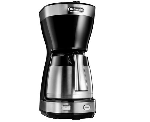 Cafetiera De’Longhi ICM 16710, 1000 W, 1.25 L (Negru/Argintiu)