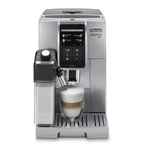 Espressor Automat DeLonghi Ecam Dinamica Plus 370.95.S, 1450 W, 19 bar, 1.8 L, Eran TFT 3.5inch, Aplicatie Coffe Link, Tehnologie LatteCrema Hot (Argintiu) - 0 | YEO