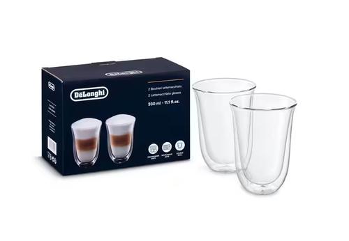 Set 2 pahare De\'Longhi, Latte Macchiato, 330ml (Transparent)