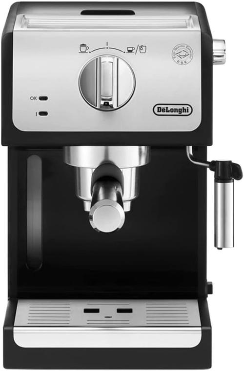 Espressor manual De\'Longhi Active line ECP33.21.BK, 1100 W, 1.1 L, 15 bar, sistem Cappuccino (Negru)