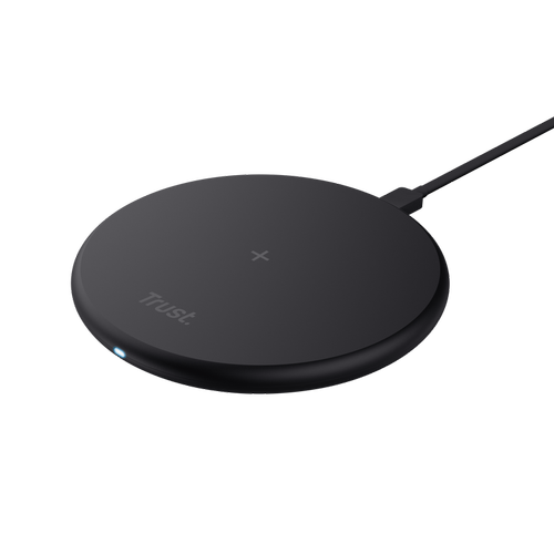 Incarcator Wireless Trust Wireless Viro Fast, 20W, Quick Charge 3.0, Negru