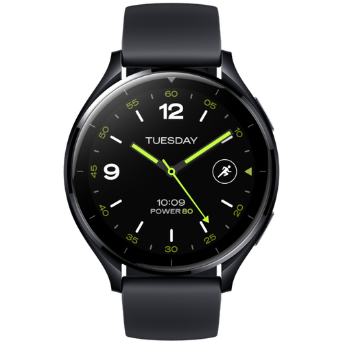Smartwatch Xiaomi Watch 2, Ecran AMOLED 1.43inch, 2GB RAM, 32GB Flash, Bluetooth, Wi-Fi, GPS, Waterproof 5 ATM, Google Wear OS, Curea TPU (Negru)