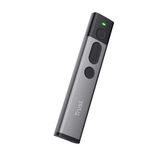 Presenter Wireless Trust Kazun, USB, conexiune wireless 30 metri (Gri)