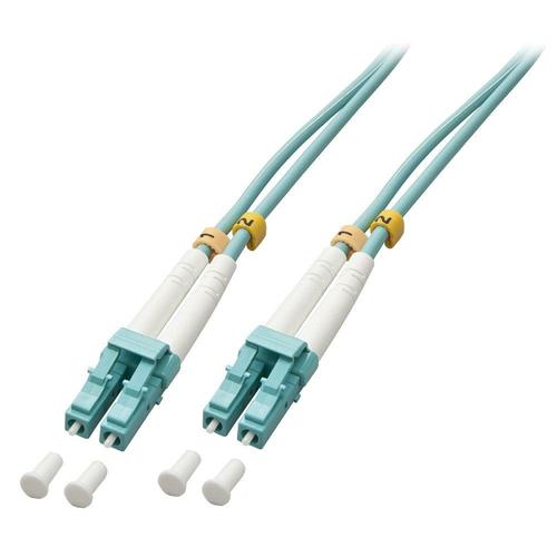 Cablu fibra optica Lindy LY-46402, LC/LC OM3F, 50m