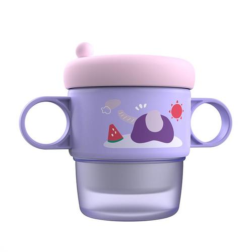 Cana termos cu manere si capac U-Grow, 250 ml, Mov