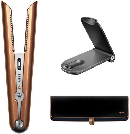 Placa de indreptat parul Dyson Corrale HS07, 200 W, Oprire automata, Temperatura maxima 210, 3 Trepte de putere, Autonomie fara fir 30 min (Nichel/Cupru)